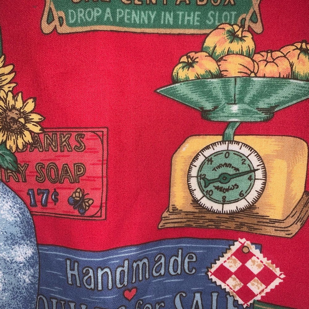 Cute Vintage Quilt Style Tshirt shirt Graphic front and back - Picture 4 of 8